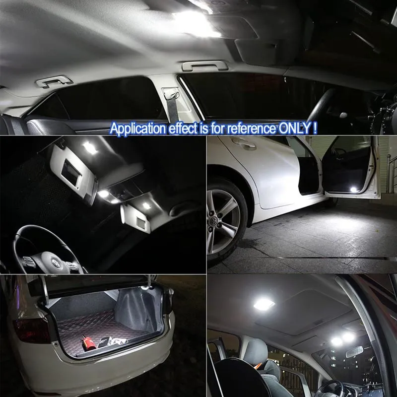 15 -PC LED Wewnętrzny zestaw światła dla BMW x3 E83 2004-2010 LED DOME Map Map Mapa Rękawica Vanity Mirror Light Canbus