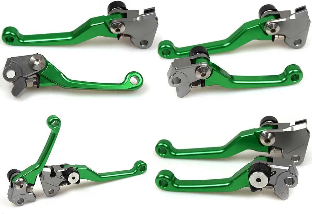 Motorcycle Brake and Clutch Levers - CNC Aluminum Foldable Dirt Bike ...