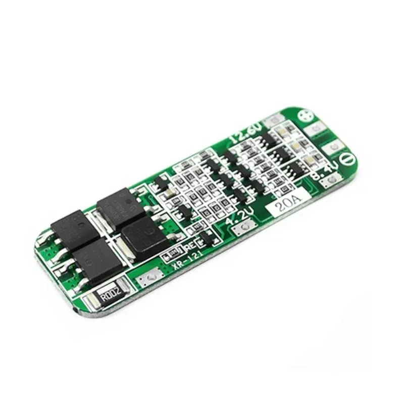 Varış 3s 20a Li-Ion Lityum Pil 18650 Şarj Cihazı PCB BMS Koruma Karto 12.6V Hücre 64x20x3.4mm Modül