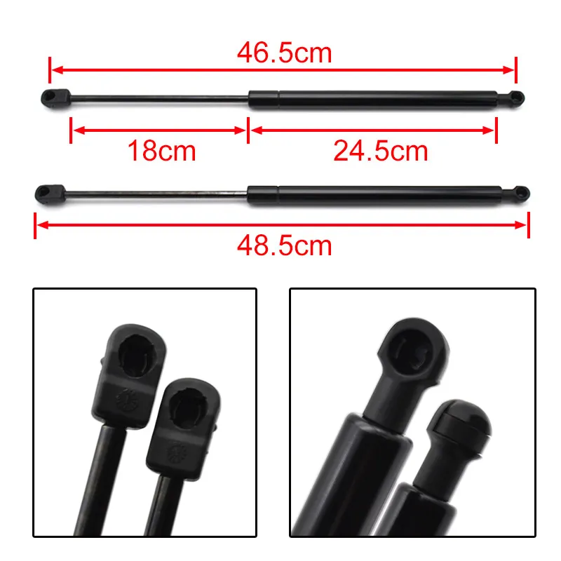 Front Hood Lift Support Shock Struts (2pcs) - For Mazda 3 M3 2019-2023 Models - Stainless Steel 3 thumbnail image