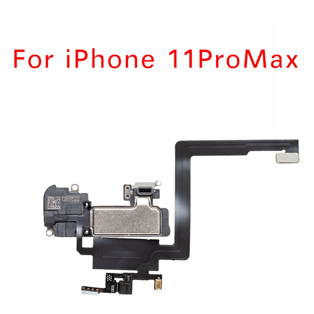 Flex altoparlante per iPhone 11 11Pro Max Ear Piece con cavo Flex Light Sensor ID Face Incl Parti di sostituzione del microfono