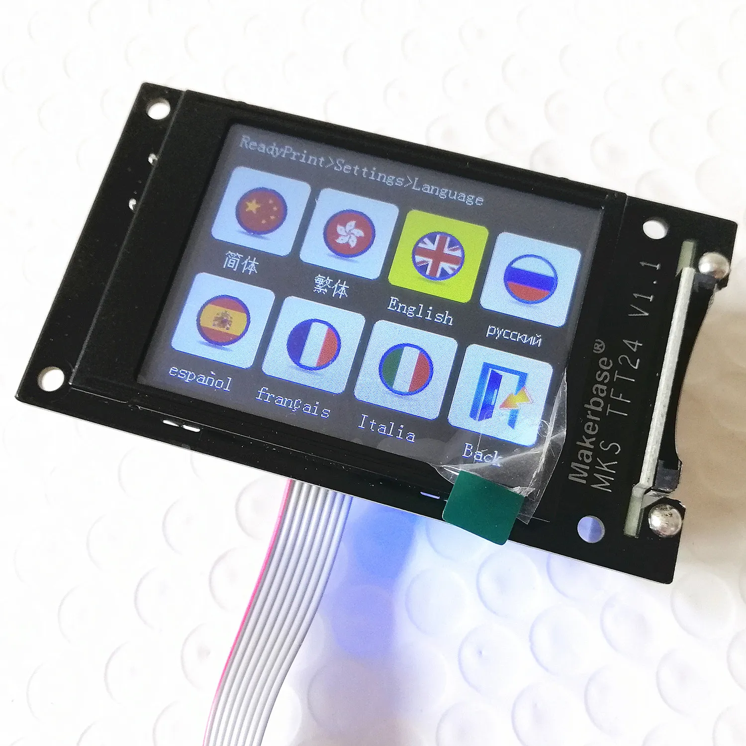 TinyBee V1.0 3D-Drucker-Motherboard-Kit Mit LCD-Display, Motortreibern, DC 12–24 V – Inkl. WLAN Und Touchscreen