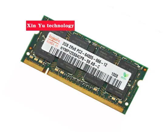 ハイニックスDDR2 2GB 4GB 800MHz PC26400Sオリジナルの本物のDDR 2 2GノートブックメモリラップトップRAM 200pin Sodimmのラムズライフタイム保証