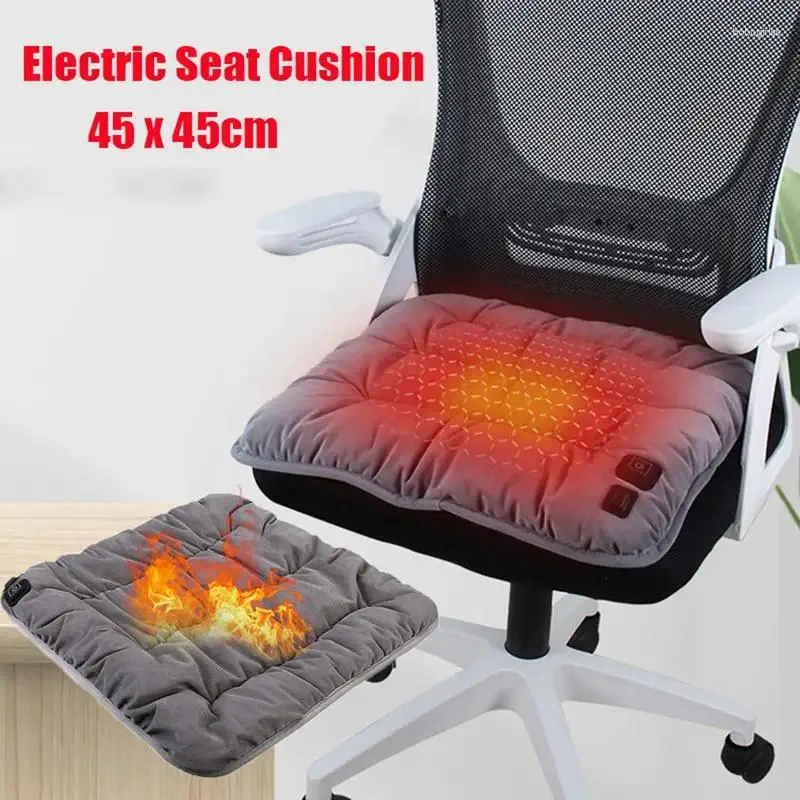 Alfombras cojín de asiento con calefacción inteligente con 3 nivel de calefacción USB USB recargable almohadilla caliente de grafeno al aire libre de invierno