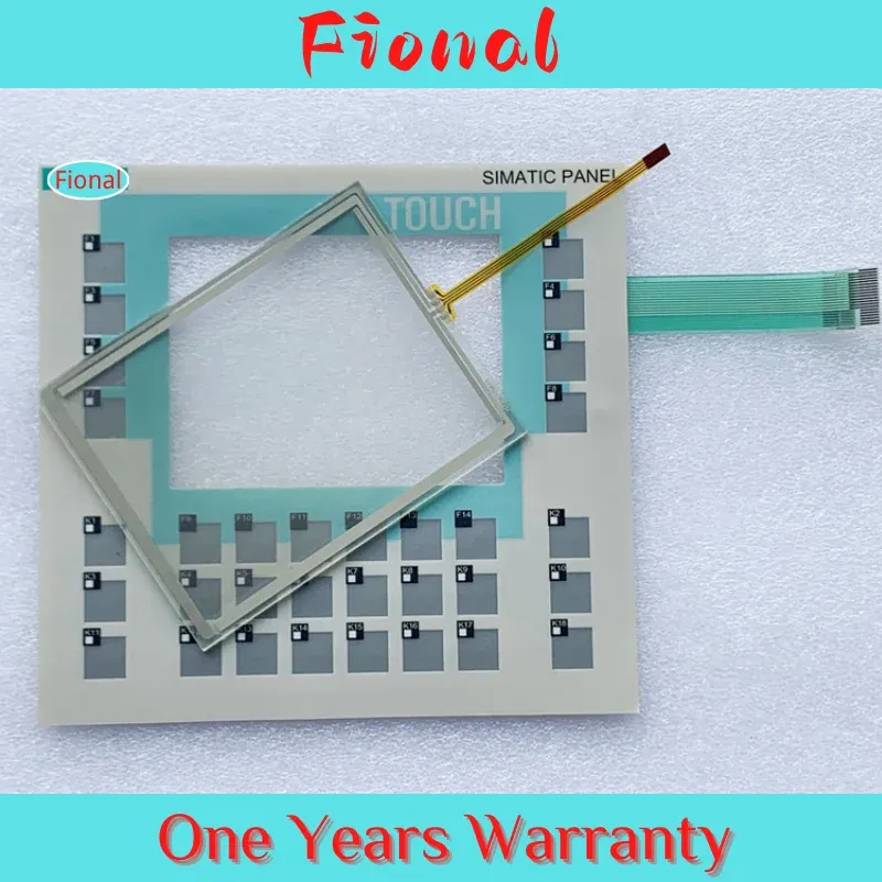 Панели Новые для OP177B 6AV66420DC011AX0 Сенсорный экран Стеклянный стекло 6AV66420DC011AX1 Мембранная клавиатура