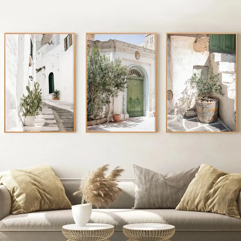 Italy Ancient Architecture Puglia Photography Canvas Posters and Prints Travel Gifts Boho Neutral Wall Pictures Home Art Decor