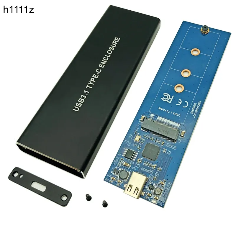 Muhafaza H1111Z M2 SSD Kılıf NVME Muhafaza M.2 - USB Tip C Tip C 3.1 SSD Adaptörü PCIE NGFF SATA M/B Anahtar SSD Disk Kutusu M.2 SSD Kılıf