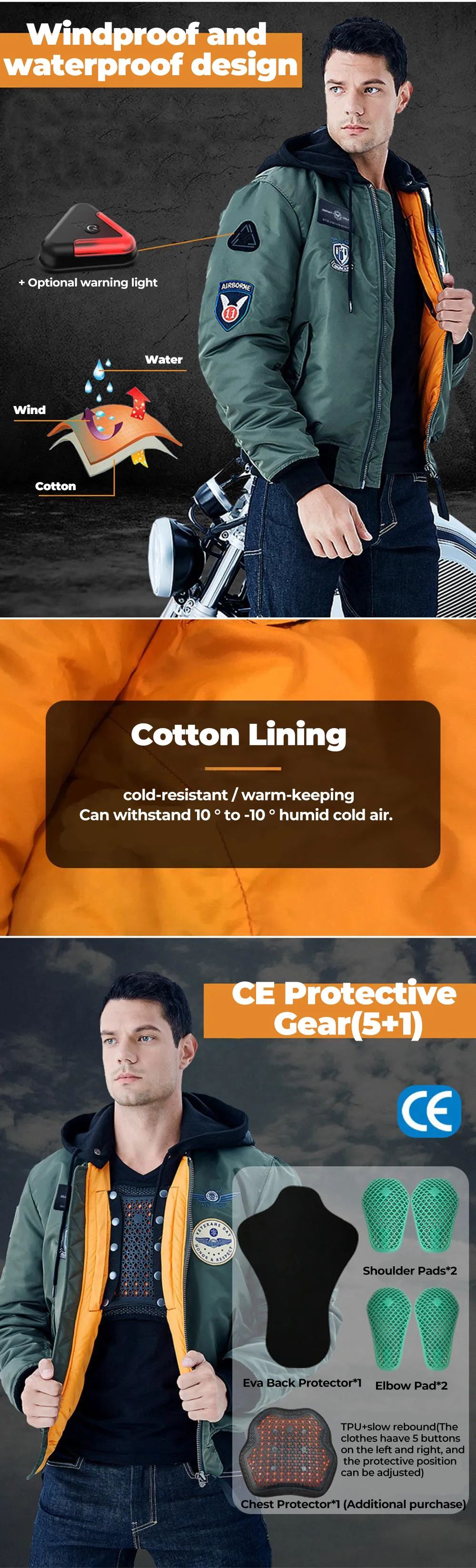 Summer Mesh Motorcycle Jacket Touring Men's Motorcycle Adv Dual