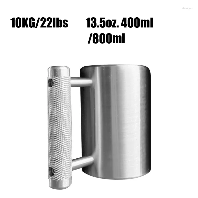 Dumbbells 10kg Heavy Mug 22lbs Dumbbell AISI304 Material 13.5oz. 400ml Capacity