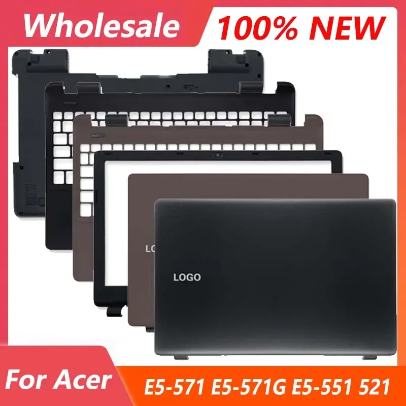 Cases New For Acer Aspire E5571 E5571G E5551 551G E5521 E5511 E5531 Laptop LCD Back Cover Front Bezel Palmrest Top Bottom Case