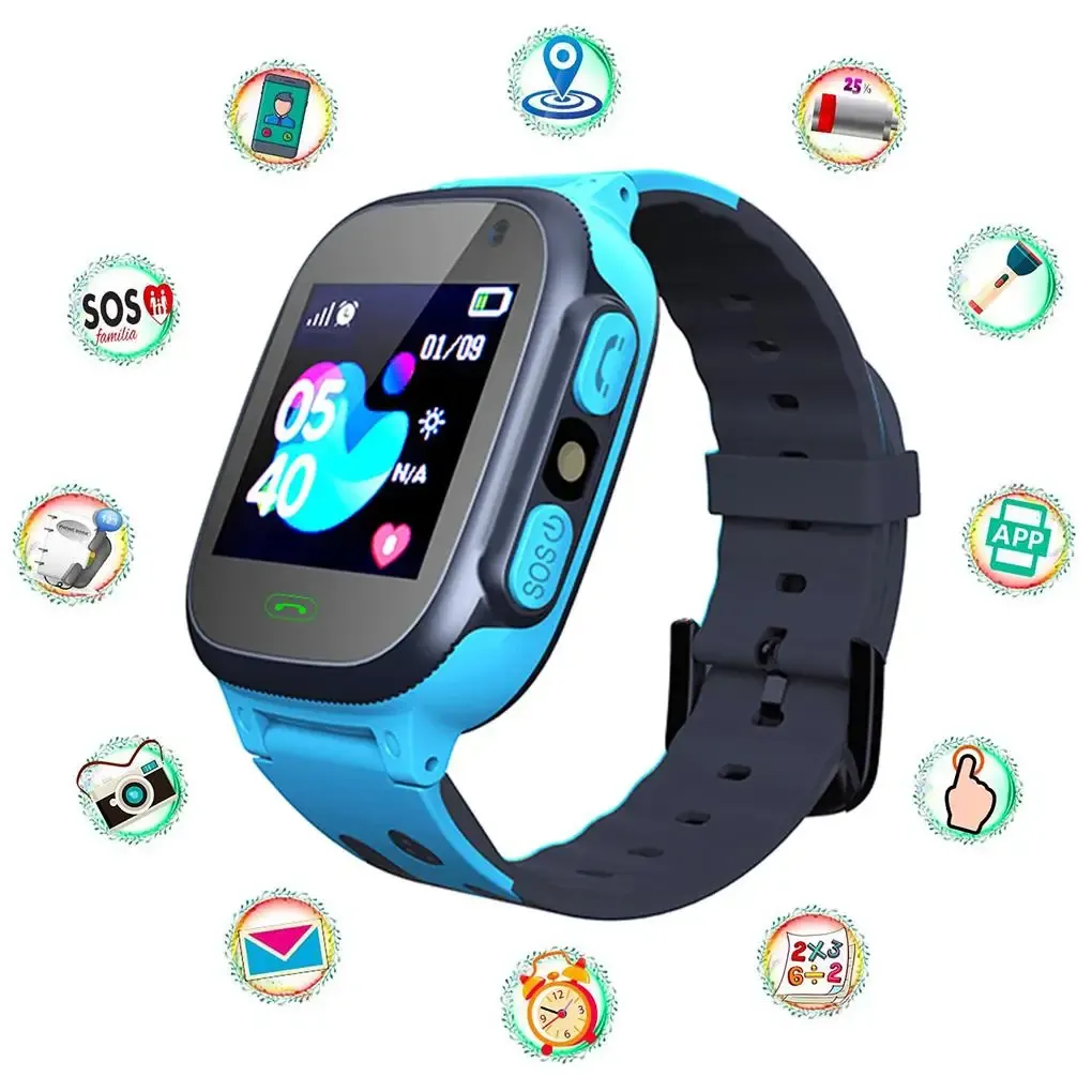 Montres S1 2G Kids Smart Watch Phone Game Voice Chat Sos lbs LBS Location vocal chat appelez les enfants Smartwatch pour les enfants
