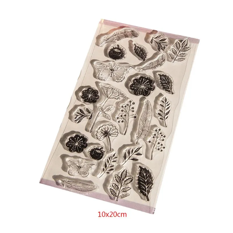 Butterfly Clear Silicone Seal Stamps for Diy Album Scrapbooking Photo Carte Decor