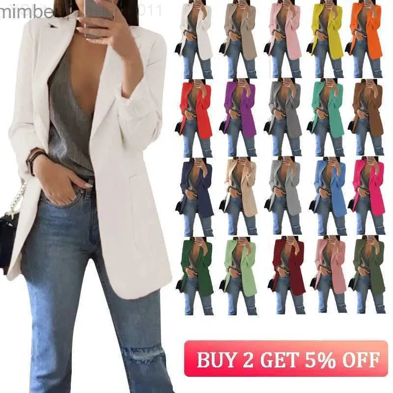 Women's Suits Blazers Women Blazer Jackets 2024 Fashion Women's Clothes Elegant Stylish Feminine Blazer Office Wear Casual Blazer Tops Female Jacket C240410