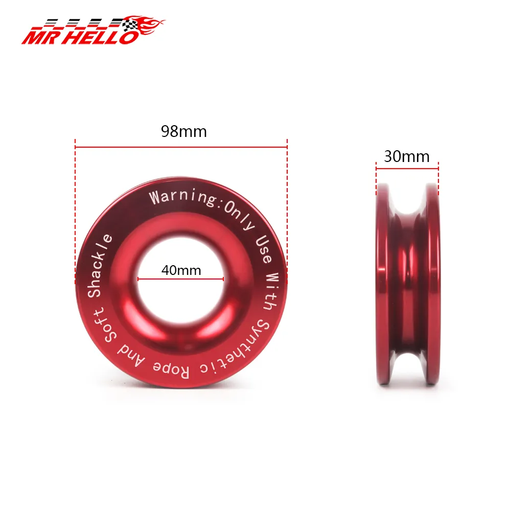 Neue Aluminium-Legierungsringring Ring Ring-Ring-Block-Schnappscheibe 41000 lb für 3/8 1/2 