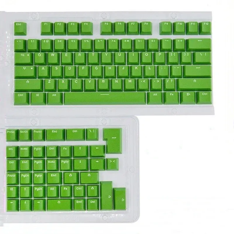 Akcesoria Nowe 117 klawisze OPQ Mini OEM Keycaps Ustaw biały zielony czerwony klawisz klawiszowy dla profilu wiśni MX 61/64/68/71/72/82/84/87 MECHANical Ceyboard