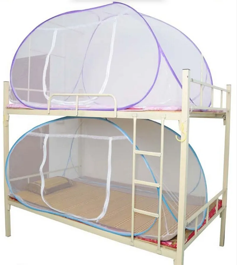 Zomermuggennet voor thuisbeddent Tent Student Bunk Bed Mosquito Net Mesh, volwassen tweepersoonsbeddent Tent #0