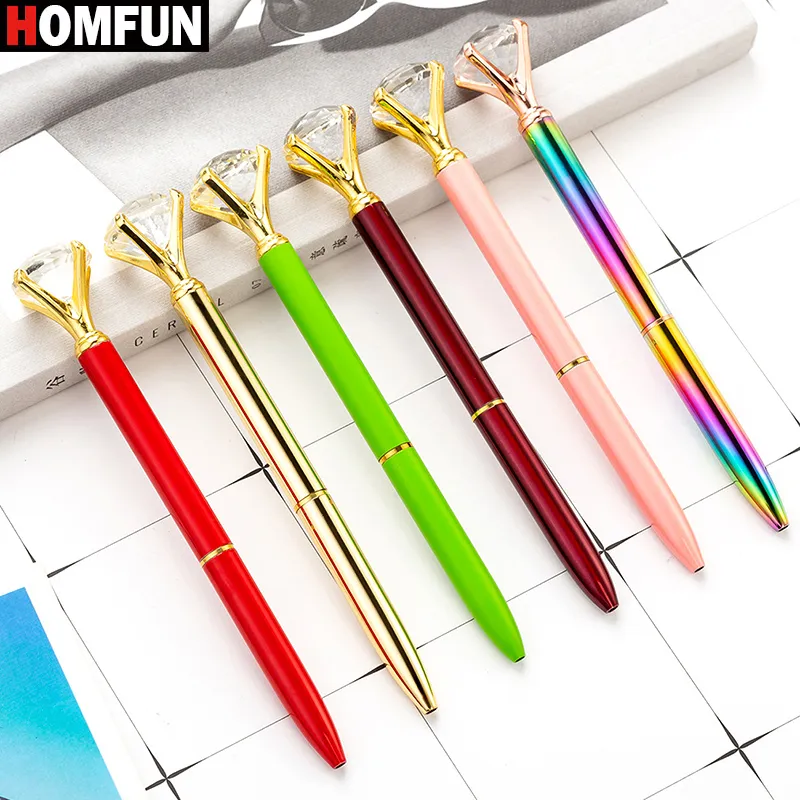 Homfun Diy Diamond Painting Color Big Diamond Crystal Point Drill Pen Tool