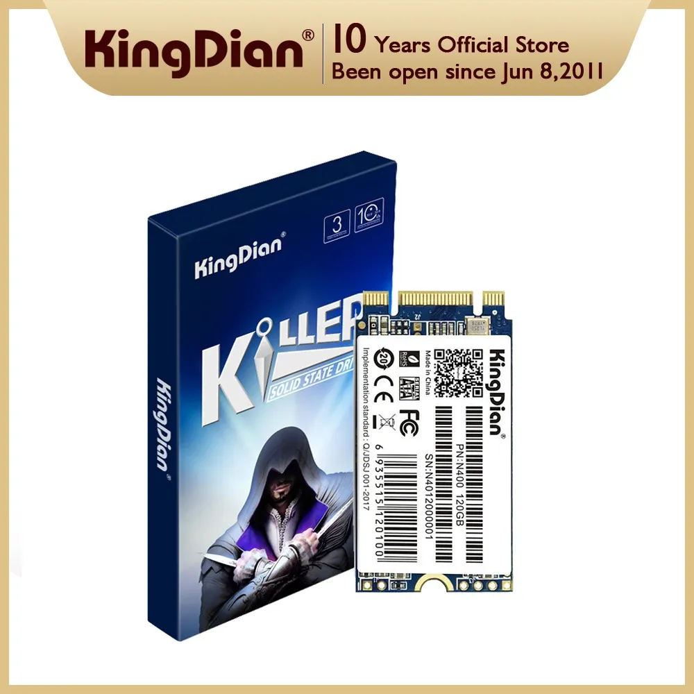 Drives Kingdian 128 GB 256 GB 512GB 1TB 2TB SSD M2 2242 NGFF M2 SSD SATA HDD 2242 mm dysk twardy dla laptopa 3 Pro