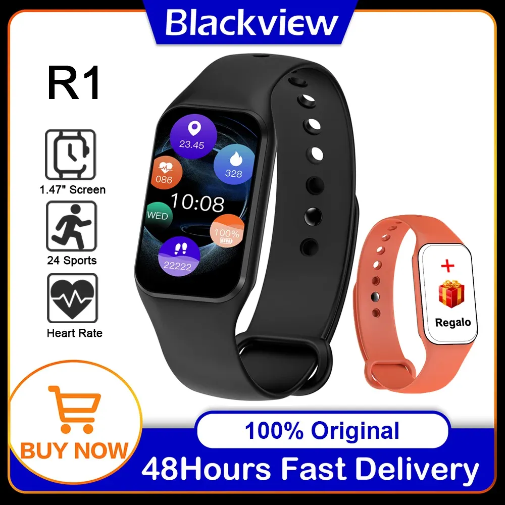 Watches Blackview Men Waterproof Waterproof Waterproof Smart Watch for Xiaomi Huawei Women 1,47 "Screen Sleep Monitor Fitness Torker