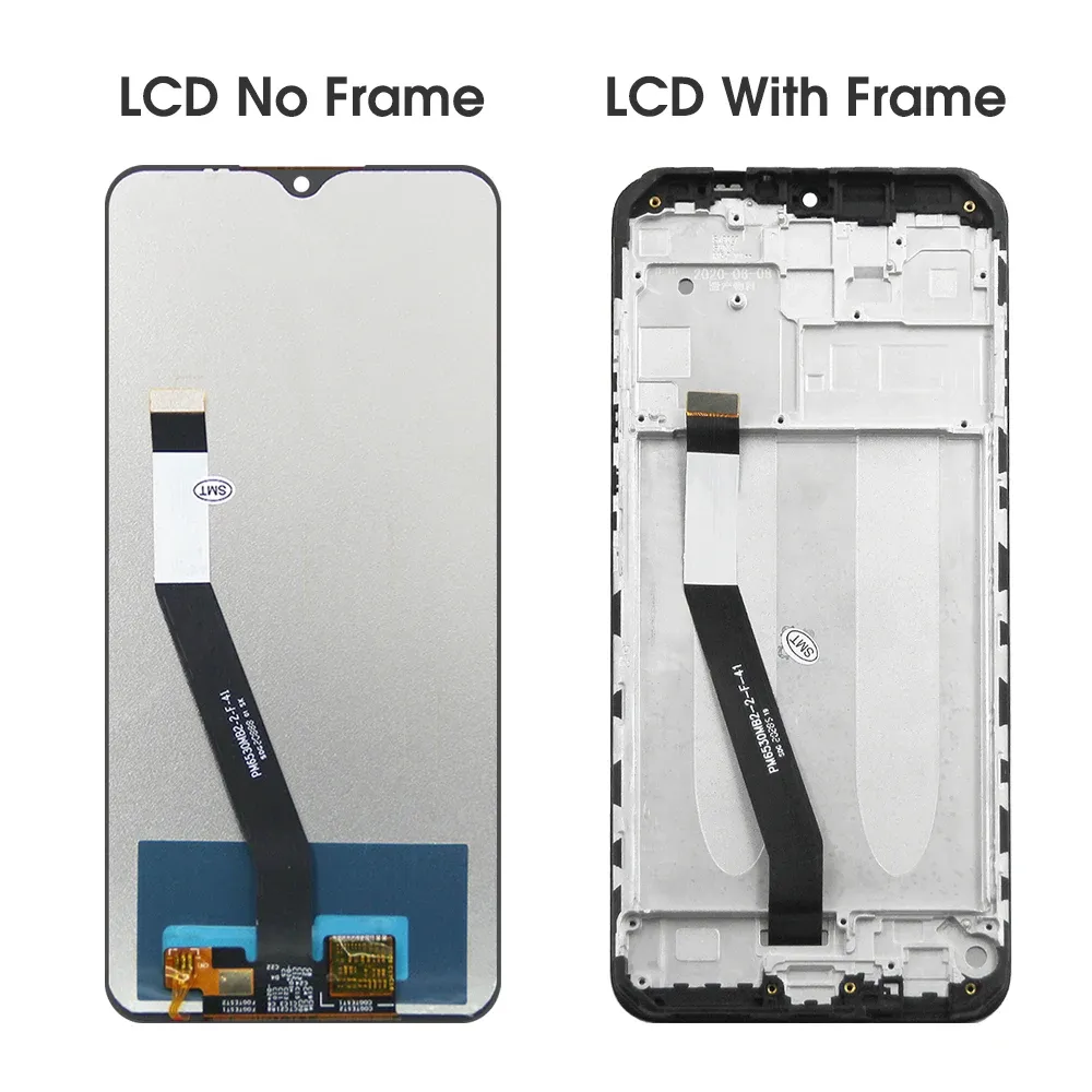 Display scherm voor Xiaomi Redmi 9 M2004J19G M2004J19C LCD Display Touchscreen met frame voor Redmi 9A / Redmi 9C vervanging