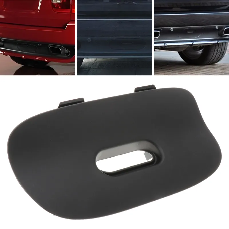 Couvercle Pare-chocs Arrière BMW X5 E53 (2000-2006) - Noir ABS, Référence OEM 51128402327 - Pour Attelage