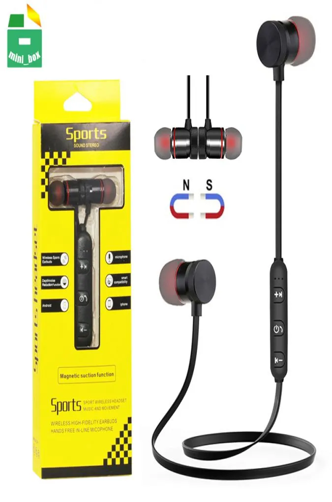 Écouteurs sans fil magnétique M9 Sports Bluetooth Headphones Casque avec microphone Universal pour iPhone Samsung Android S4043738