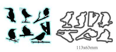 Bird Transparent Silicone Clear Rubber Stamp Sheet 10 × 10 cm for ...