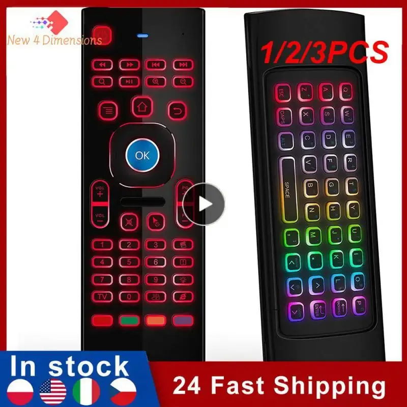 Box 1/2/3PCS Mouse voice backlight Remote Control voice fly mouse 2.4G infrared Wireless Keyboard For PC smart Android TV box MX3 M8