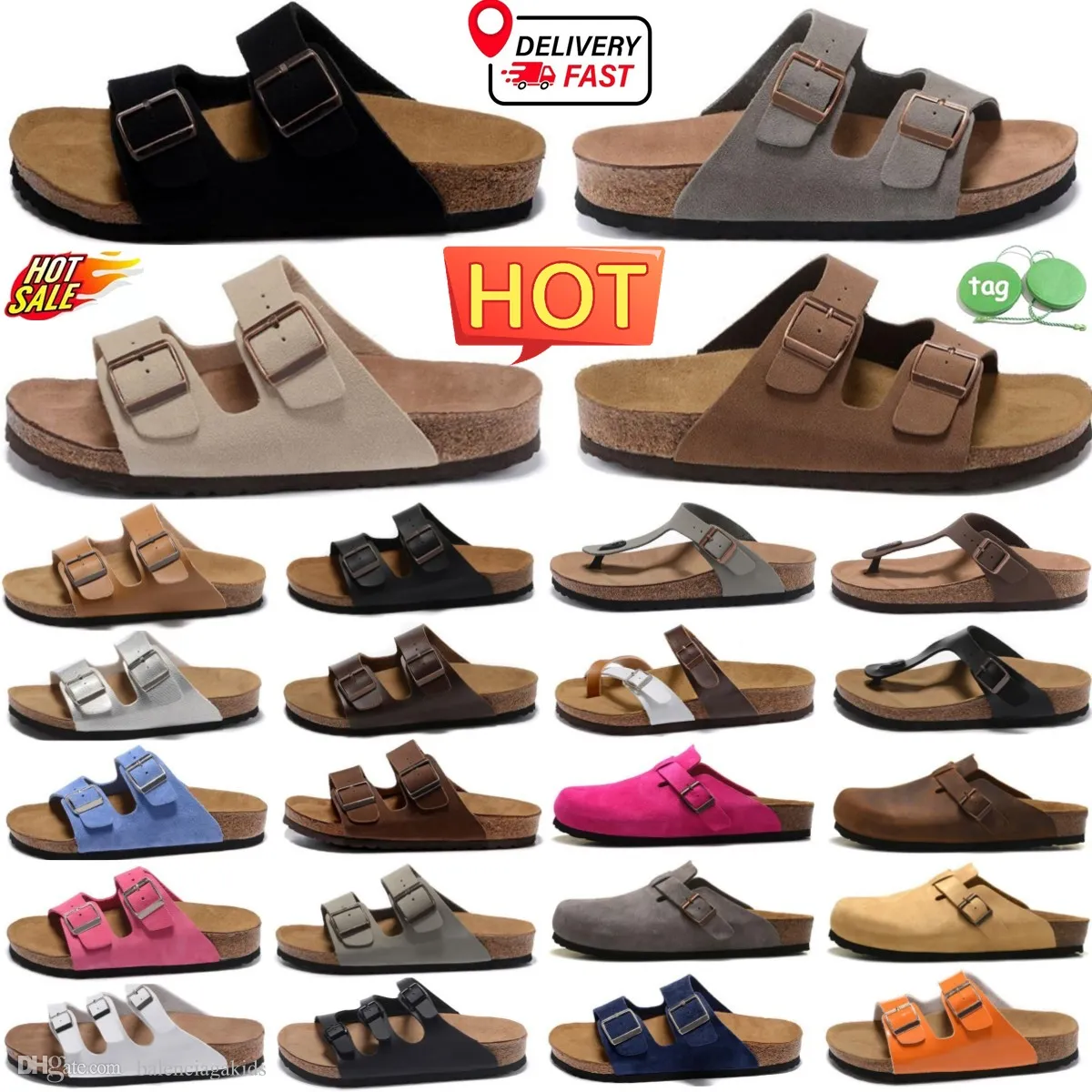 Designer Slifors Boston Hungs Huglog Sandals Arizonas Mayari Gizehs Testa Pull Moca