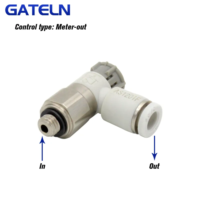 10шт/лот SMC Type Controller Speed с одно касанием фитинга.
