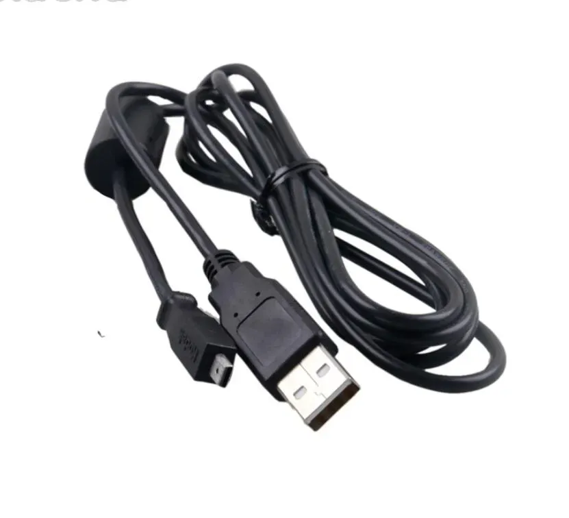 U-8 U8 USB 1.5M magnetic Data Cable Cord for Kodak M340 C180 M380 C1013 M320 M341 M381 M420 M1033 M1063 BLACK bold