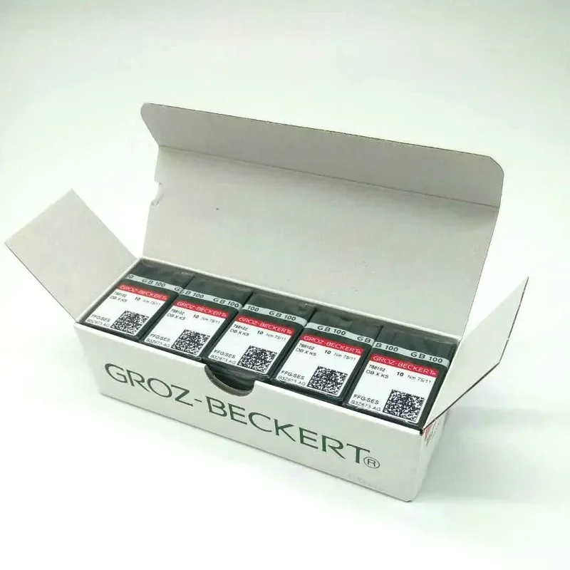 1box Origin in Germany 500pcs/box GROZ-BECKERT NEEDLES DBXK5 FFG/SES NM60/8 70/10 75/11 80/12 90/14 embroidery needles