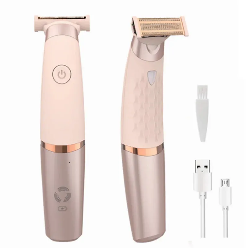 Kadınlar Ağrısız Epilatör Şarj Edilebilir Vücut Epilover Makinesi Elektrikli Tıraş Özel Parça Bikini Koltuk altı Depilation 240409