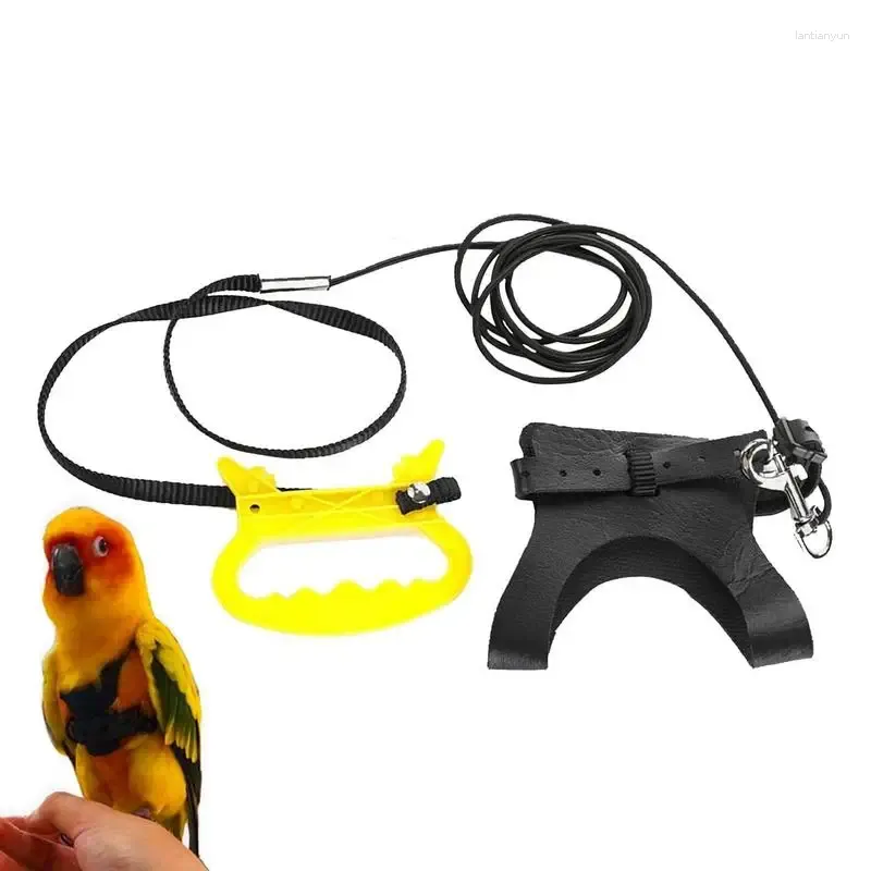 Andere Vogelversorgungen Papageienkabelbaum Haustier Einstellbares Anti -Biss -Trainingspapagei Outdoor Flying Seil Cockatiel kleine Vögel versorgen