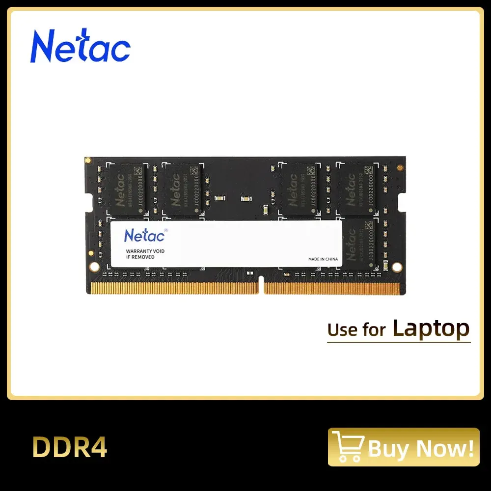 Rams Netac Ram DDR4 -Speicher 2666MHz 3200 MHz DDR4 4 GB 8 GB 16 GB Sodimm Memoria RAM DDR4 Notebook für Laptop Motherboard