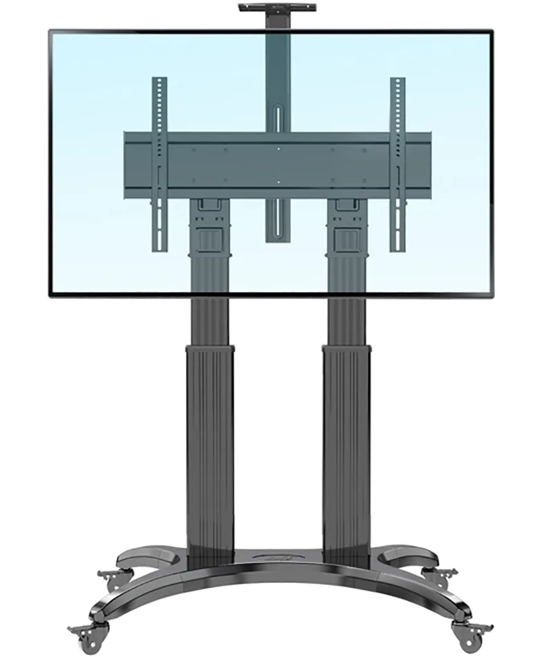 Liga de alumínio NB AVF1800-70-1P TV Mobile Cart Mobile Lifting grátis 65 "-85" LED LCD Plasma TV Stand com AV Shelf Camer Solter