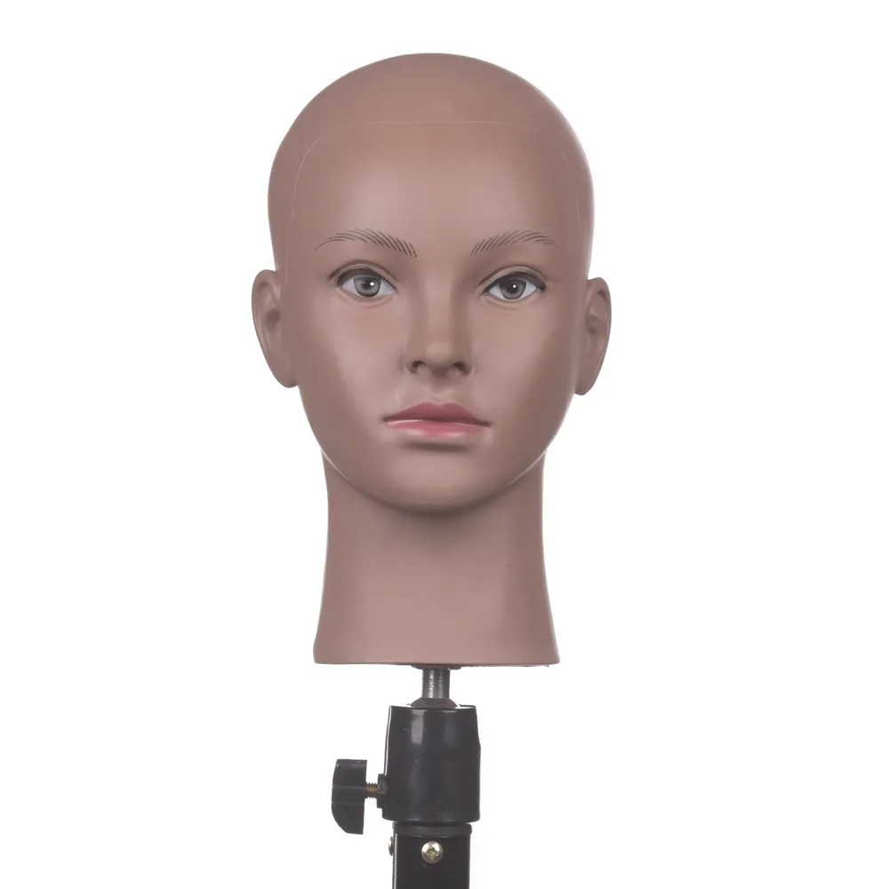 Mannequin Wig Head Matt Adult Black main image 1