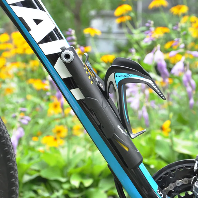 Easydo Mini Pump per biciclette portatile 120 PSI Ingegneria Plastica universale A/V F/V Pompa di aria da bici da bici per varie bici