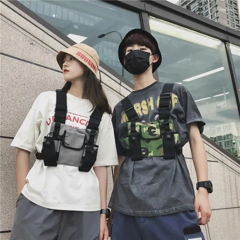 Shoulder Bags Tooling Messenger Bag Street Performance Tactical Chest Casual Men's And Women's Multifunctional Waist