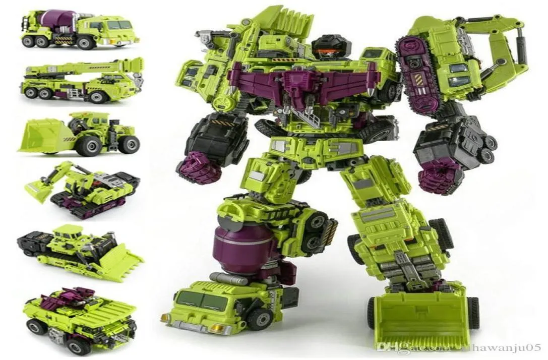 Jinbao Weijiang Transformation Toys Big 50cm Devastator Predaking Ko GT Action Action Figure Robot Car Dinosaur Modèle Boy Kid Toy 66955377