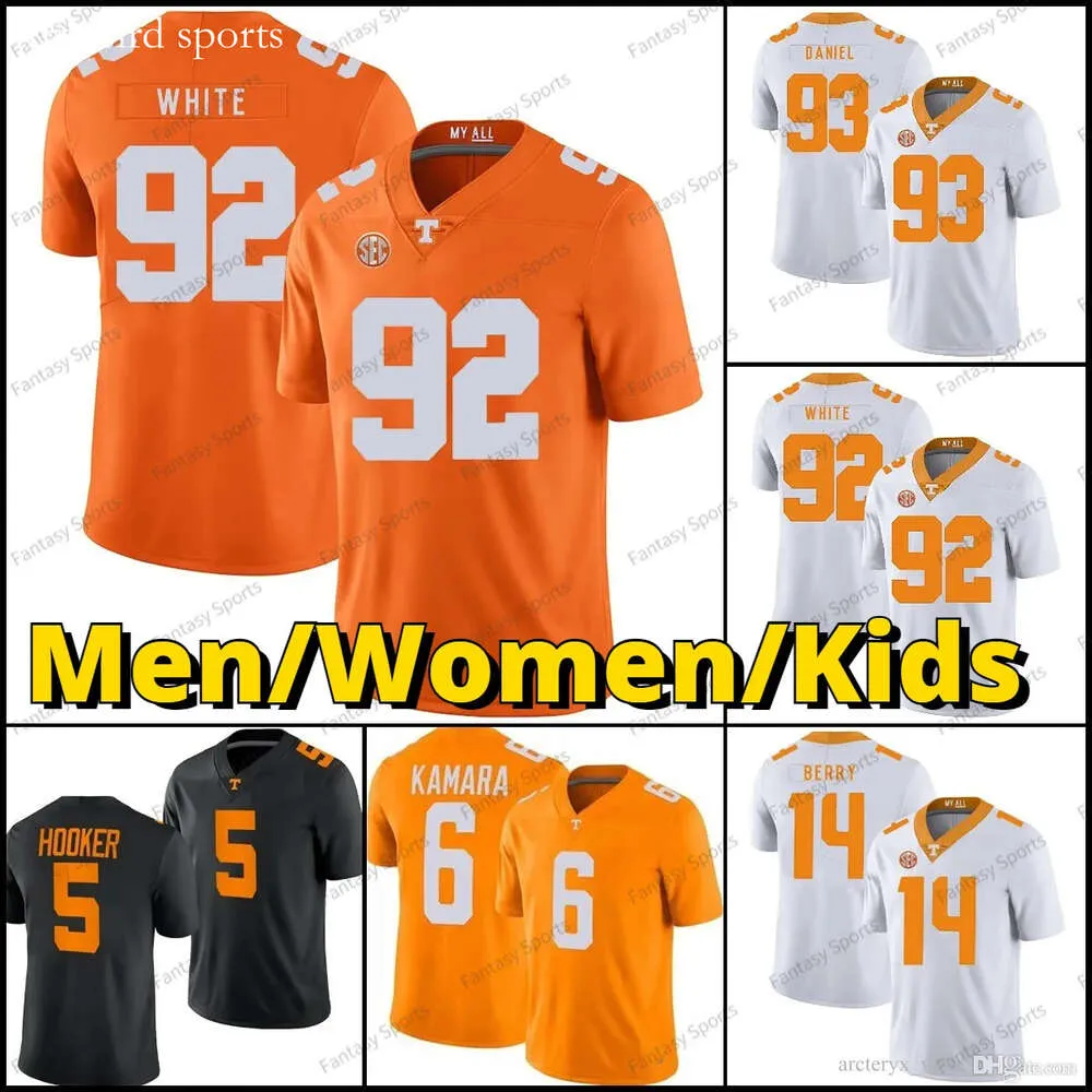 Manning Tennessee Peyton 16 Football Jersey Reggie White Ain Kamara Trevon Flowers Coleman Witten Mors Doug Atkins Orange Jerseys College Men Women Kids S-XXXL s