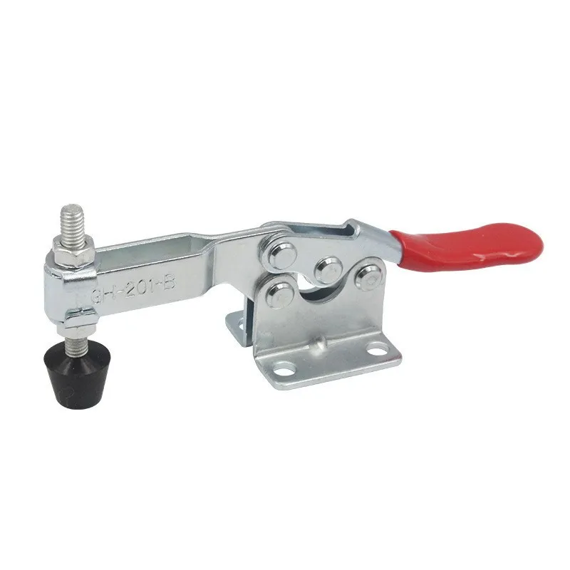 4/8pcs / Set Red Toggle Clamp Falle Release Tool Horizontal Pinmps Hand New Heavy Duty Tooling Accessoire