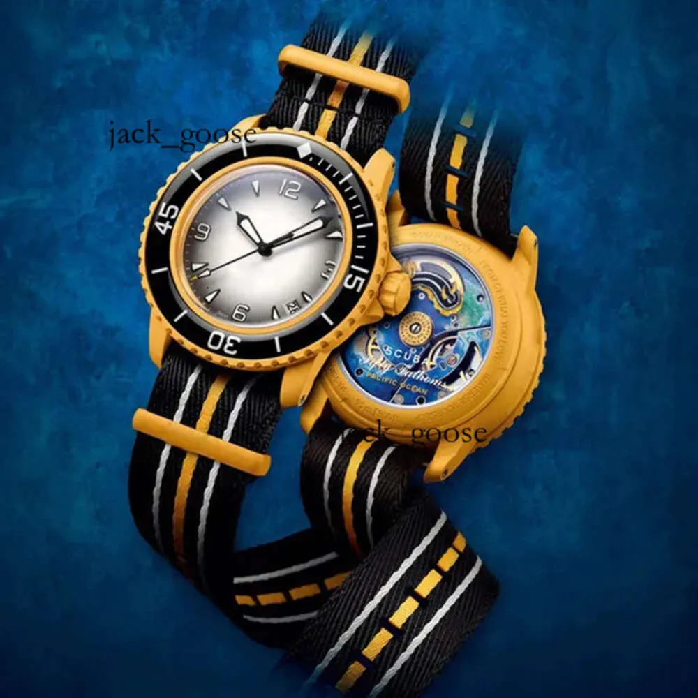 Heren Bioceramic Automatisch mechanisch hoogwaardige volledige functie Volledige functie Pacific Antarctische Oceaan Indian Watch Designer Movement Watches 566