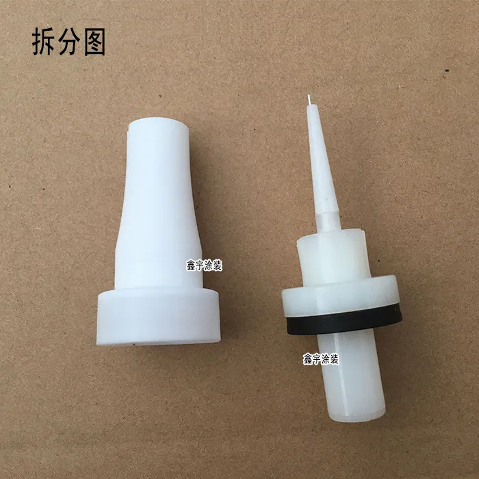 Flat Nozzle Gun Head Assembly, Electrode Holder, Flat Fan-shaped Duckbill Nozzle Spray Fittings