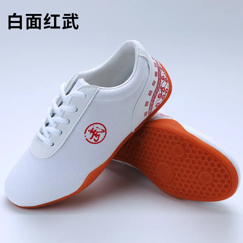 Canvas ademende tai chi schoenen gratis flexibele kung fu wushu schoenen vechtsporten sneaker sport training schoeisel