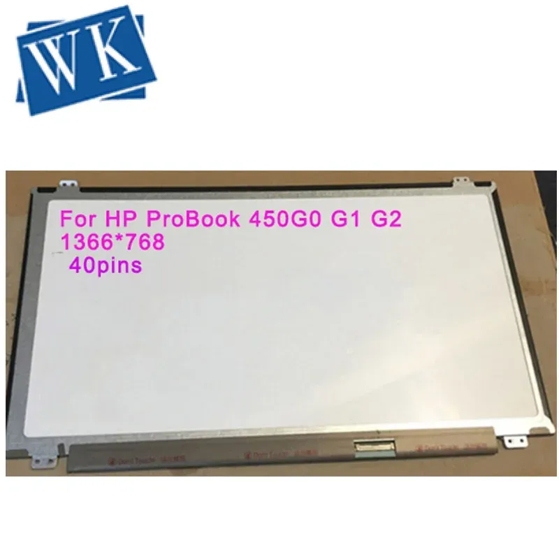 Ekran 15,6 "Laptop Slim LED Ekran wymiany LCD dla HP Probook 450 G0 G1 G2 LED 40pins