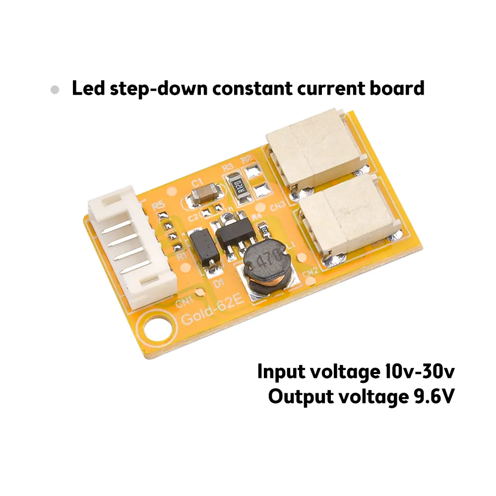10-Pack CA-155 Dimmable Constant Current LED Driver Board – High Voltage Dual Lamp Buck-Down Power Supply, 9.6V Output