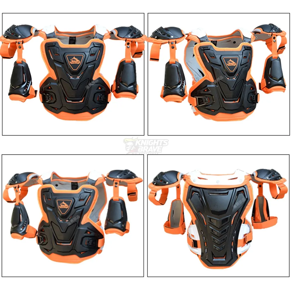 Kids Motocross Gear Chest Spine Back Protector Guard Dirt Bike