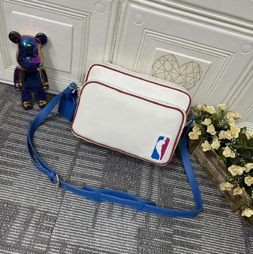 Tasarımcının yeni üçlü messenger çantası, retro denim çantası şık erkekler ortak serisi, nilslim çanta, tek omuz crossbody çantası