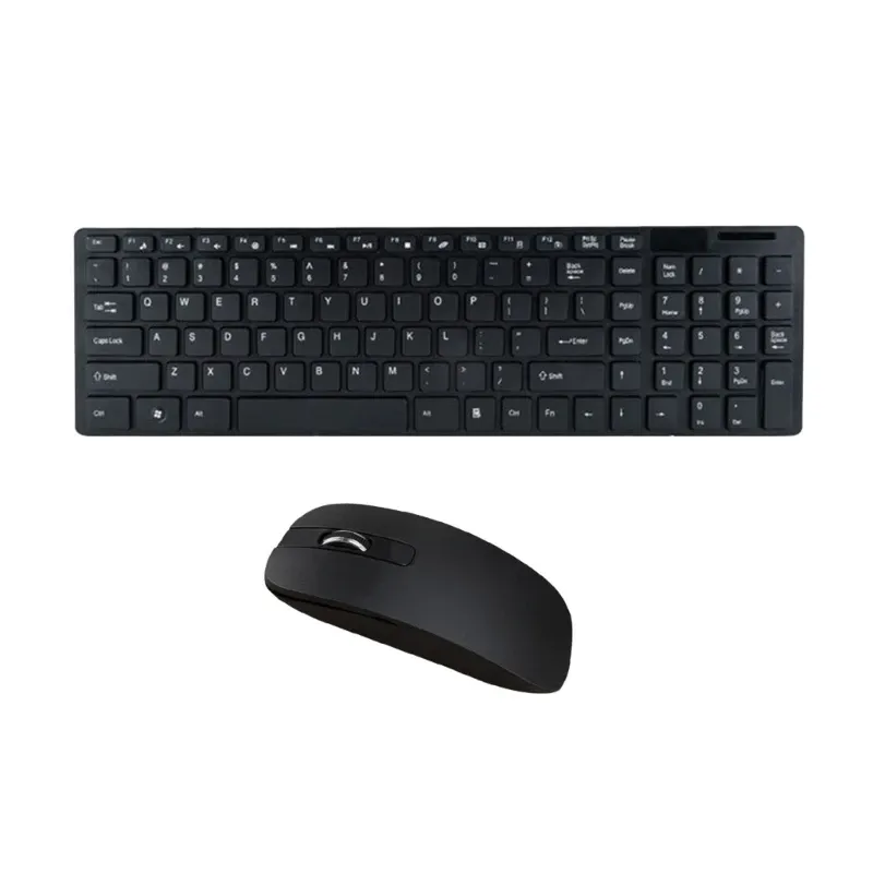Combos K06 2.4GHz Teclado inalámbrico y conjunto de mouse Ultrathin para negocios Mú Muto kit de mouse de teclado dedicado